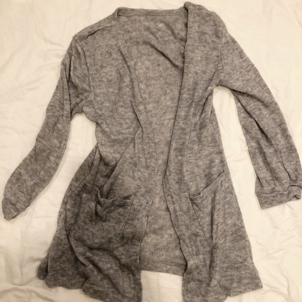 Gray Cardigan